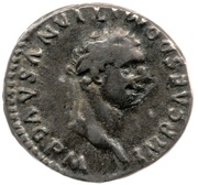 Quinarius - Domitian VICTORIA AVGVST; Victory obverse image
