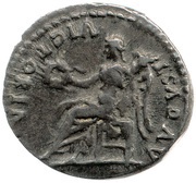 Quinarius - Domitian VICTORIA AVGVST; Victory, Rome, 81-82 reverse image