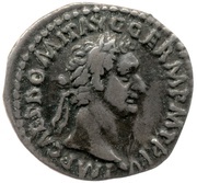 Quinarius - Domitian IMP XII COS XII CENS P P P; Victory obverse image