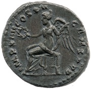 Quinarius - Domitian IMP XIIII COS XIII CENS P P P; Victory, Rome, 87 reverse image