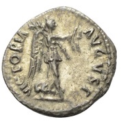 Quinarius - Nerva VICTORIA AVGVST; Victory, Rome, 97 reverse image