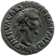 Quinarius - Nerva IMP II COS IIII P P; Victory obverse image