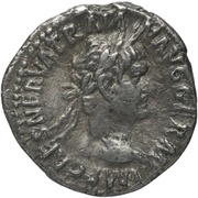 Quinarius - Trajan PONT MAX TR POT COS II; Victory obverse image