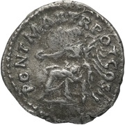 Quinarius - Trajan PONT MAX TR POT COS II; Victory, Rome, 98-99 reverse image