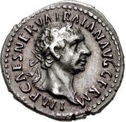 Quinarius - Trajan PONT MAX TR POT COS II; Victory obverse image