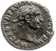 Quinarius - Trajan PONT MAX TR POT COS II; Victory obverse image