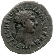 Quinarius - Trajan P M TR P COS III P P; Victory obverse image