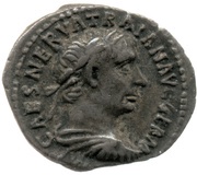 Quinarius - Trajan P M TR P COS IIII P P; Victory obverse image
