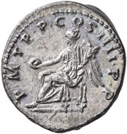 Quinarius - Trajan P M TR P COS IIII P P; Victory, Rome, 101-102 reverse image