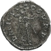 Quinarius - Trajan DACICVS COS V P P; Victory, Rome, 103-111 reverse image