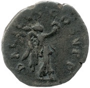 Quinarius - Trajan not draped; DACICVS COS V P P; Victory, Rome, 103-111 reverse image
