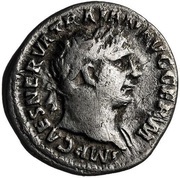 Quinarius - Trajan draped on left shoulder; DACICVS COS V P P; Victory obverse image