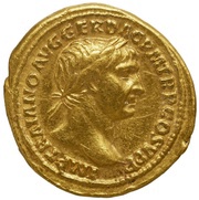 Quinarius - Trajan S P Q R OPTIMO PRINCIPI; Victory obverse image