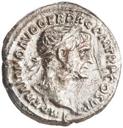 Quinarius - Trajan S P Q R OPTIMO PRINCIPI; Victory obverse image
