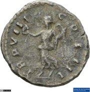 Quinarius - Lucius Verus TR P VIII COS III; Victory, Rome, 167-168 reverse image