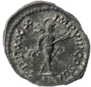 Quinarius - Marcus Aurelius TR P XXX IMP VIII COS III; Mars, Rome, 175-176 reverse image
