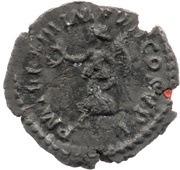 Quinarius - Commodus P M TR P XIII IMP VIII COS V P P; Victory, Rome, 187-188 reverse image