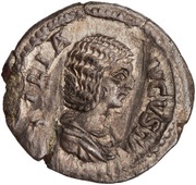 Quinarius - Julia Domna IVNO; Juno obverse image
