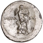 Denarius - Octavian CAESAR DIVI F, Rome, 32 BC - 29 BC reverse image