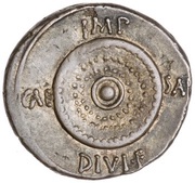 Denarius - Octavian IMP CAESAR DIVI F, Rome, 31 BC - 27 BC reverse image