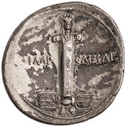 Denarius - Octavian IMP CAESAR, Rome, 29 BC - 27 BC reverse image