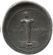 Denarius - Octavian IMP CAESAR, Rome, 29 BC - 27 BC reverse image