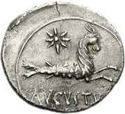 Denarius - Augustus AVGVSTVS, Rome, 27 BC - 14 AD reverse image