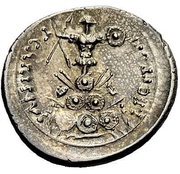 Denarius - Augustus P CARISIVS LEG PRO PR, Rome, 25 BC - 23 BC reverse image