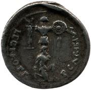 Denarius - Augustus P CARISIVS LEG PRO PR, Rome, 25 BC - 23 BC reverse image