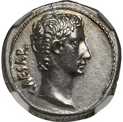 Denarius - Augustus AVGVSTVS obverse image