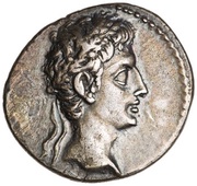 Denarius - Augustus FORT RED CAES AVG S P Q R obverse image