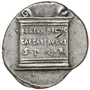 Denarius - Augustus FORTVN REDVC CAESARI AVG S P Q R, Rome, 20 BC - 19 BC reverse image