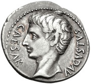 Denarius - Augustus SIGNIS RECEPTISCL VS P Q R obverse image