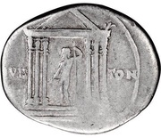 Denarius - Augustus IOVIS TON; Jupiter, Rome, 19 BC reverse image