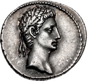 Denarius - Augustus CAESAR AVGVSTVS obverse image