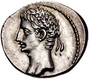 Denarius - Augustus CAESAR AVGVSTVS obverse image