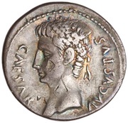 Denarius - Augustus DIVVS IVLIVS obverse image