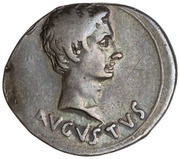 Denarius - Augustus ARMENIA RECEPTA obverse image