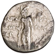 Denarius - Augustus CAESAR DIVI F ARMEN CAPTA IMP VIIII, Rome, 19 BC - 18 BC reverse image