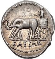 Denarius - Augustus AVGVSTVS CAESAR; Feronia, Rome, 19 BC - 4 BC reverse image