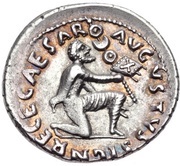 Denarius CAESAR AVGVSTVS SIGN RECE; Liber, Rome, 19 BC - 4 BC reverse image