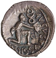 Denarius CAESAR AVGVSTVS SIGN RECE; Feronia, Rome, 19 BC - 4 BC reverse image