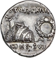 Denarius - Augustus CAESARI AVGVSTO obverse image