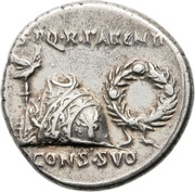 Denarius - Augustus CAESARI AVGVSTO obverse image