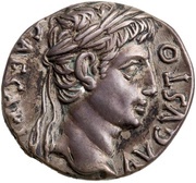 Denarius - Augustus MAR VLT; Mars obverse image