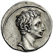 Denarius - Augustus AVGVSTVS; Aurora obverse image