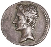 Denarius - Augustus AVGVSTVS; Aurora obverse image