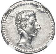 Denarius - Augustus AVGVSTVS obverse image