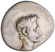 Denarius - Augustus AVGVSTVS obverse image