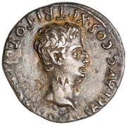 Denarius - Augustus CIVIB ET SIGN MILIT A PART RECVPER obverse image